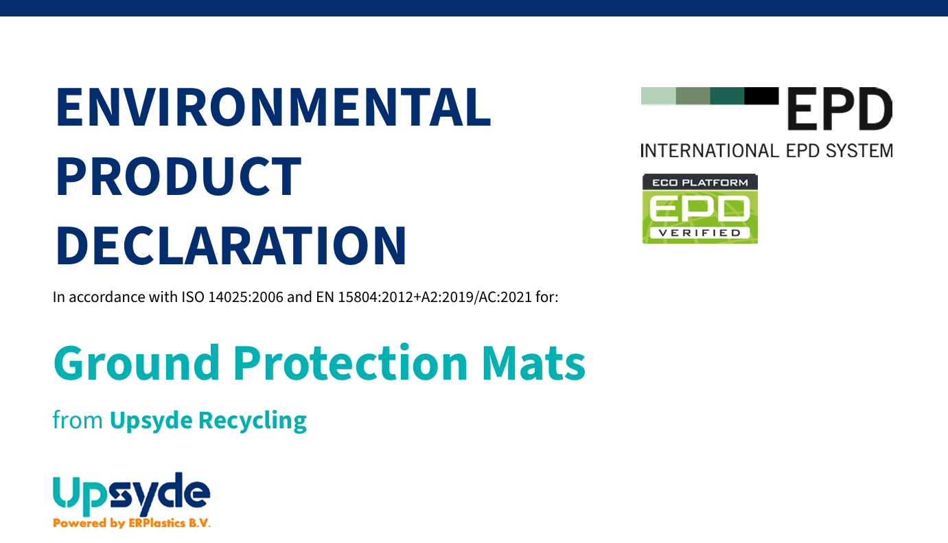 Upsyde Ground Protection Mats Receive Third-Party Verified Environmental Product Declaration (EPD) Image